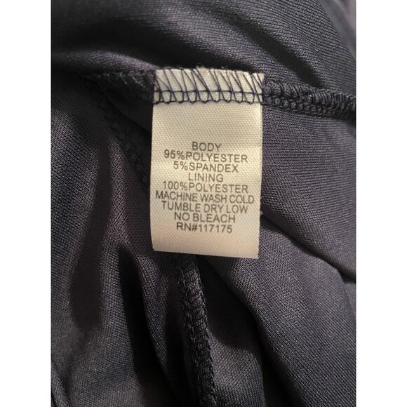 HAANI 1X Wine Flocked Velvet Floral Print Bell Sleeve Hem. - Picture 7 of 7